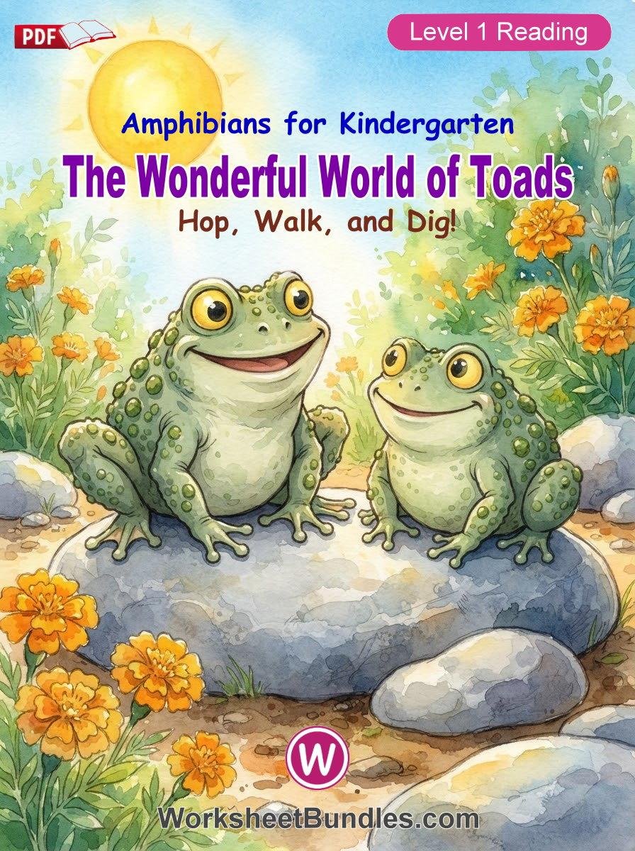Hop, Walk, and Dig! The Wonderful World of Toads